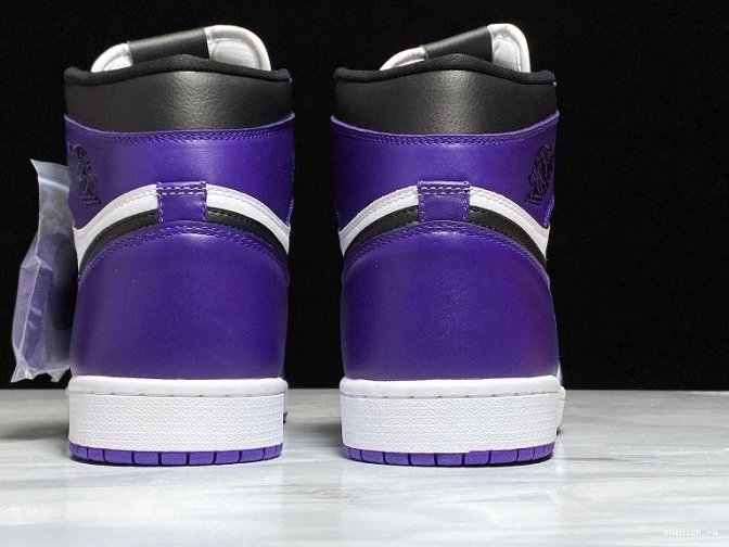 Rep Onekick 555088-500 Court OG Air Jordan Purple 1 High 0729